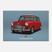 Load image into Gallery viewer, 1965 Morris Mini Cooper Small Canvas
