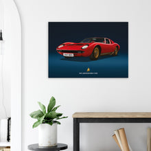 Load image into Gallery viewer, 1969 Lamborghini Miura P400S Large Canvas
