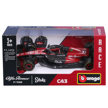 Load image into Gallery viewer, F1 Alfa Romeo C43 Valtteri Bottas - 1:43 Scale Model
