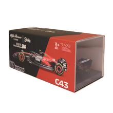 Load image into Gallery viewer, F1 Alfa Romeo C43 #24 Zhou Guanyu - 1:43 Scale Model with Helmet
