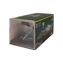 Load image into Gallery viewer, F1 Aston Martin AMR23 #18 Lance Stroll - 1:43 Scale Model with Helmet
