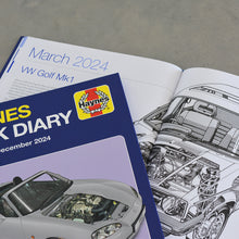 Load image into Gallery viewer, Haynes Desk Diary 2024
