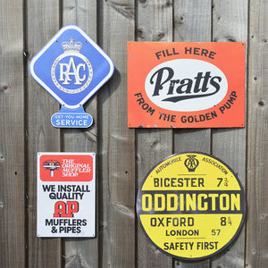 Museum Metal Signs - Small