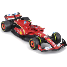 Load image into Gallery viewer, F1 Ferrari SF-24 Carlos Sainz - 1:43 Scale Model with Helmet
