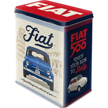 Load image into Gallery viewer, Fiat 500 Good Things Tin Box
