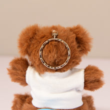 Load image into Gallery viewer, George Bear Keyring with T-shirt - Haynes Motor Museum Logo
