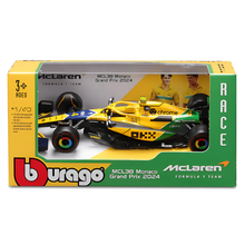 Load image into Gallery viewer, F1 McLaren MCL38 Lando Norris Monaco Grand Prix 2024 - 1:43 Scale Model
