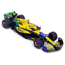 Load image into Gallery viewer, F1 McLaren MCL38 Lando Norris Monaco Grand Prix 2024 - 1:43 Scale Model with Helmet
