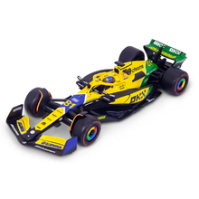 Load image into Gallery viewer, F1 McLaren MCL38 Oscar Piastri Monaco Grand Prix 2024 - 1:43 Scale Model with Helmet
