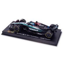 Load image into Gallery viewer, F1 Mercedes W15 George Russell - 1:43 Scale Model with Helmet
