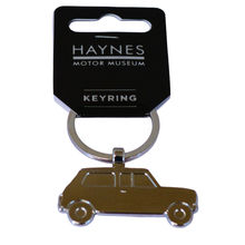 Load image into Gallery viewer, Morris Mini Keyring - Haynes Motor Museum Logo

