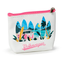 Load image into Gallery viewer, Volkswagen Camper Bus Coin Purse - Waves Are Calling Design
