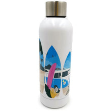 Load image into Gallery viewer, Volkswagen Camper Bus Stainless Steel Bottle 530ml - Waves are Calling Design
