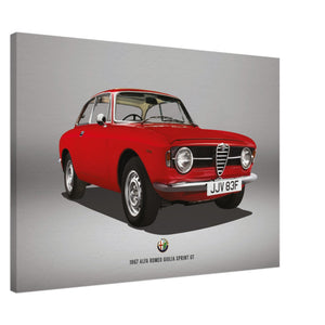 1967 Alfa Romeo Giulia Sprint GT Large Canvas