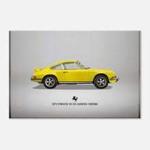 Load image into Gallery viewer, 1973 Porsche 911 RS Carrera Touring Small Canvas
