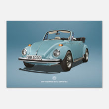 Load image into Gallery viewer, 1979 VW 1979 VW Beetle Convertible  Large Canvas
