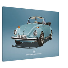 Load image into Gallery viewer, 1979 VW 1979 VW Beetle Convertible  Large Canvas
