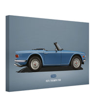 Load image into Gallery viewer, 1975 Triumph TR6 Small Canvas
