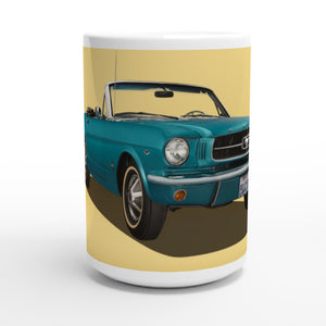 1965 Ford Mustang Large Mug