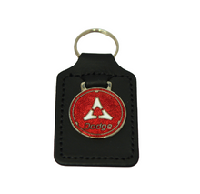 Load image into Gallery viewer, Car Marque Leather Key Fob
