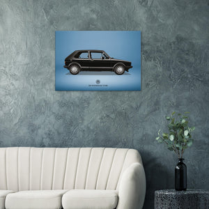 VW Golf GTI MK1 Large Canvas