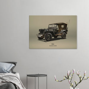 1942 Willys Jeep MB Large Canvas