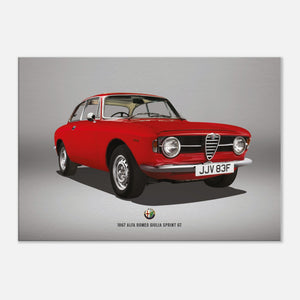 1967 Alfa Romeo Giulia Sprint GT Large Canvas