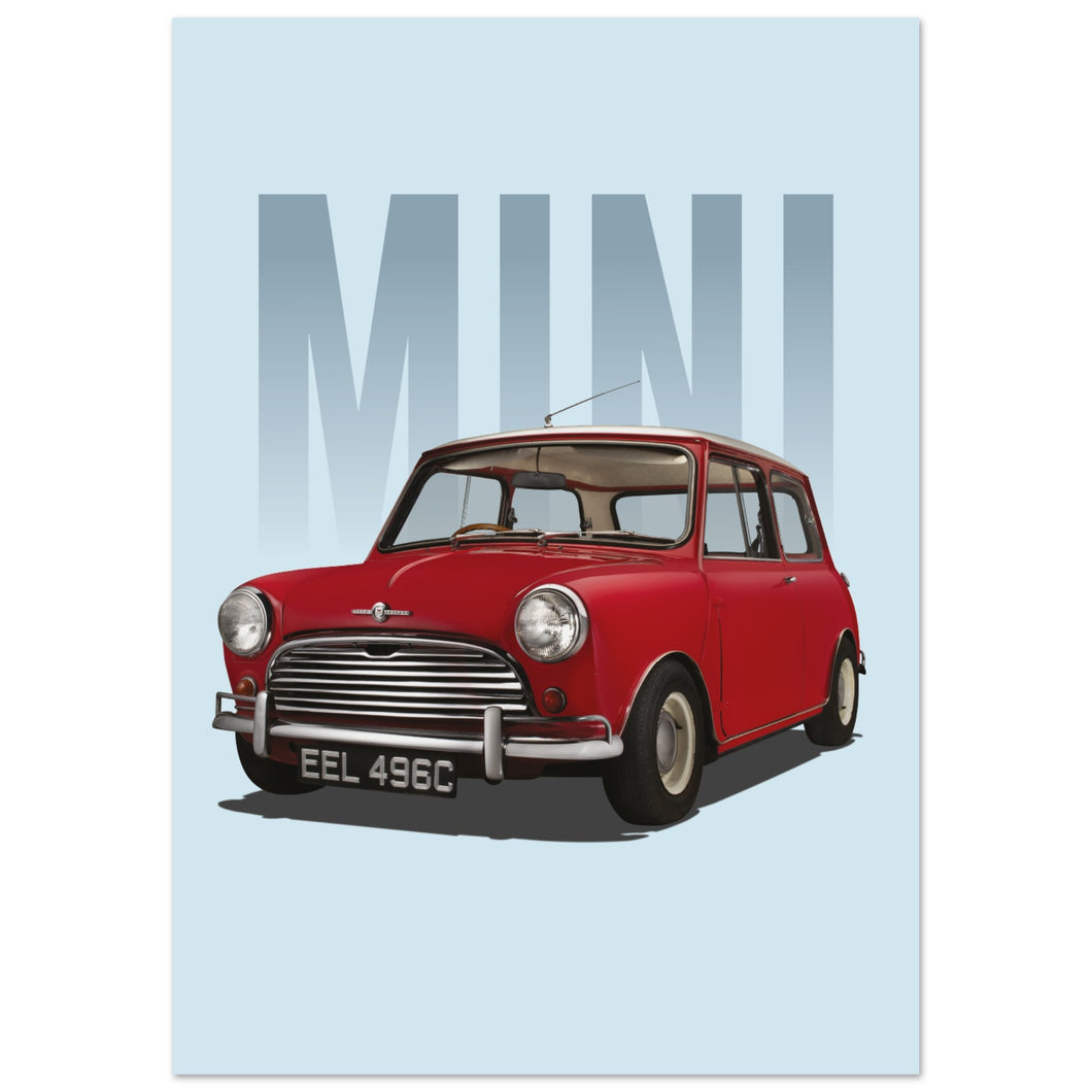 1965 Morris Mini Cooper Poster