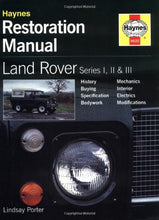 Load image into Gallery viewer, Restoration Manual Land Rover Series I, II &amp; III
