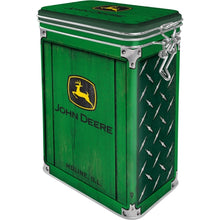 Load image into Gallery viewer, John Deere Clip Top Tin Box
