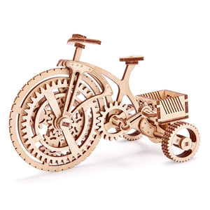 Wooden Mechanical 3D Model Bicycle