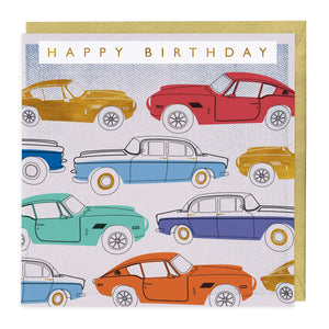 Classic Cars Happy Birthday