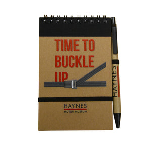 Time to Buckle up Mini Notebook & Pen