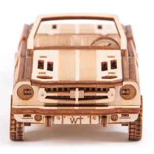 Wooden Mechanical 3D Model Cabriolet