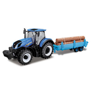 New Holland T7HD Tractor With Logs