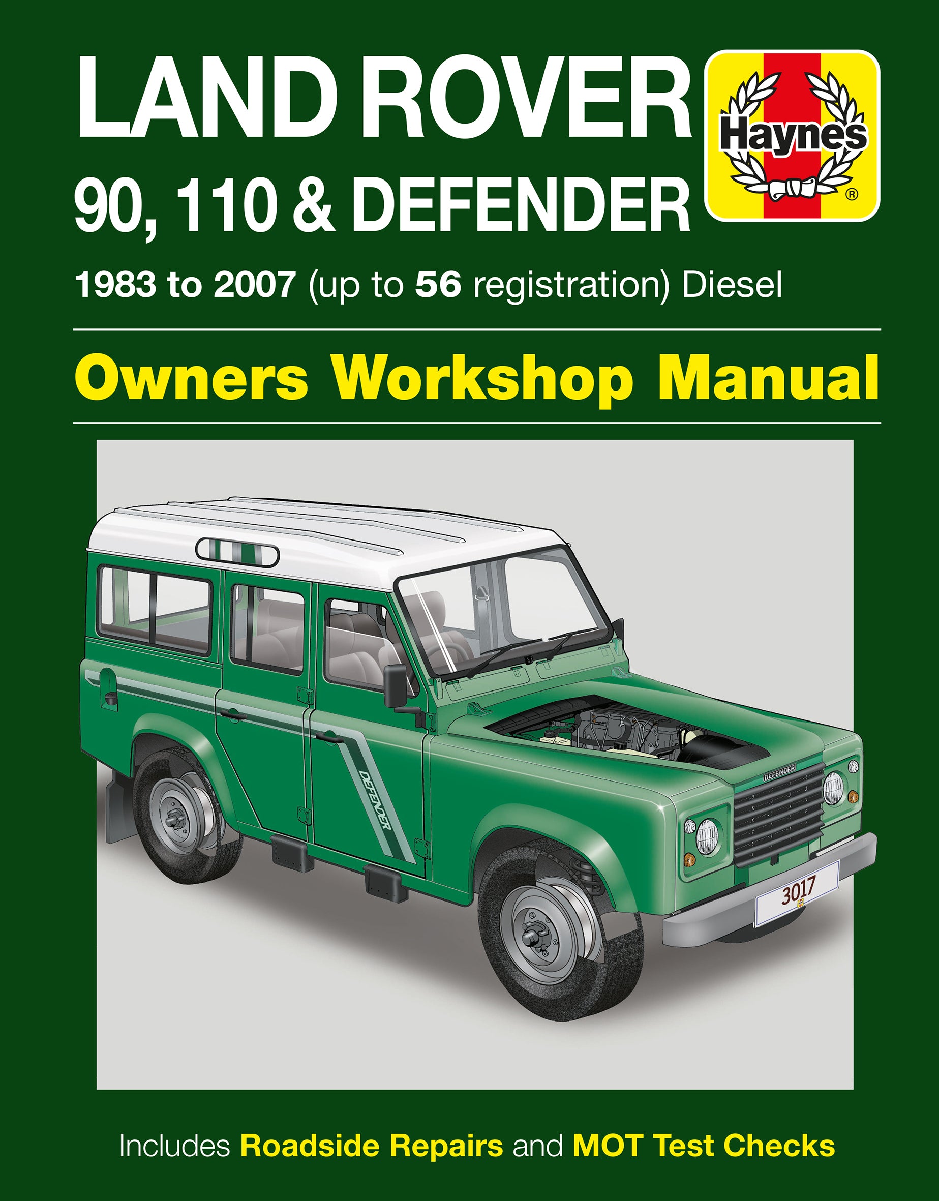 アクセサリー haynes the book LAND ROVER Land Rover 90, 110 & Defender Diesel (83 - 07) Haynes Repair