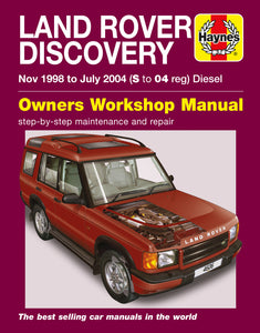 Land Rover Discovery Diesel (Nov 98 - Jul 04) Haynes Repair Manual