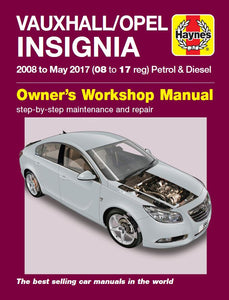 Vauxhall/Opel Insignia Petrol & Diesel (08 - 17) Haynes Repair Manual