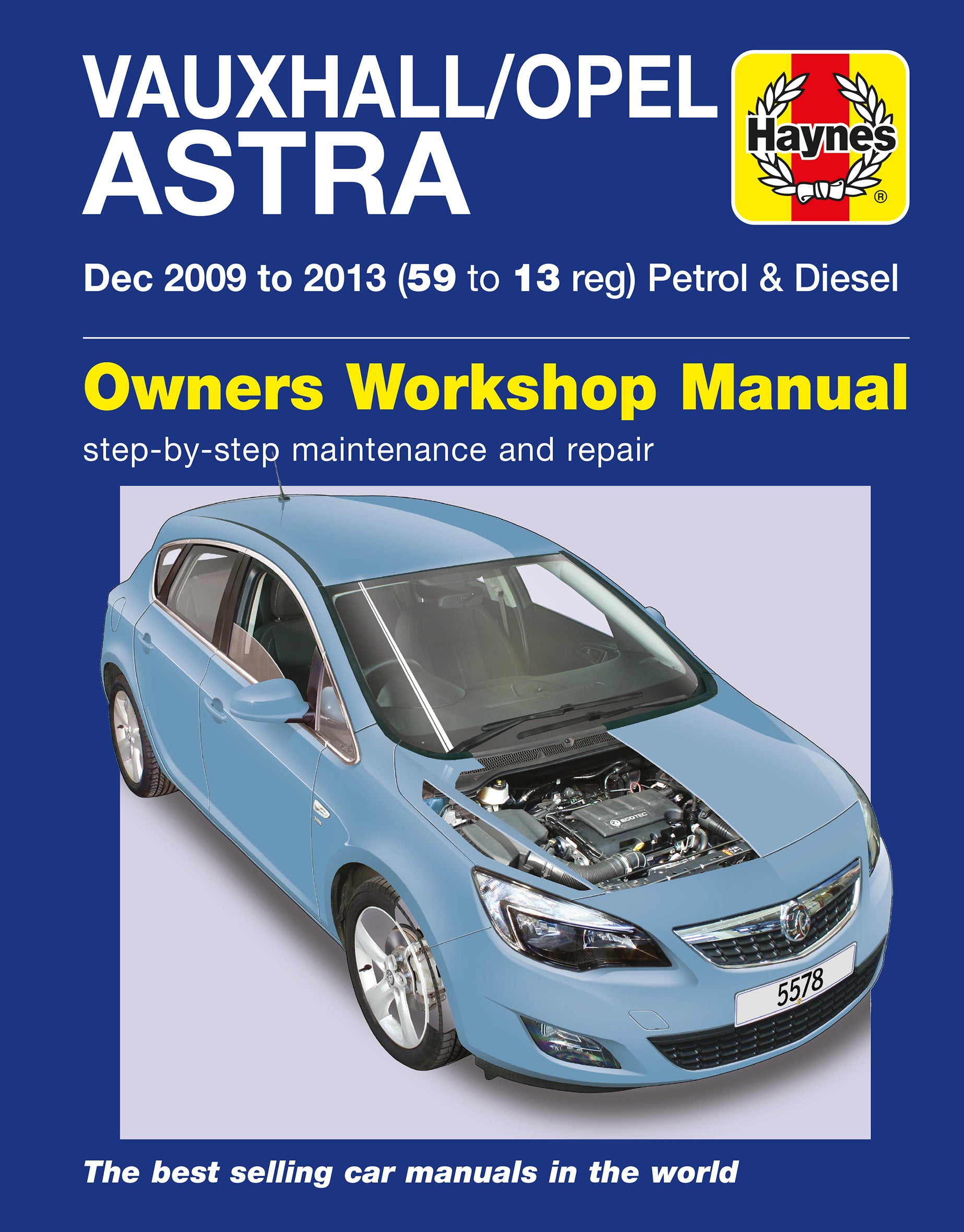 Vauxhall/Opel Astra (Dec 09 - 13) Haynes Repair Manual – Haynes
