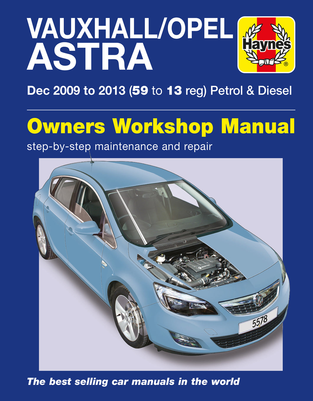 Vauxhall/Opel Astra (Dec 09 - 13) Haynes Repair Manual
