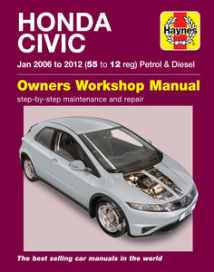 Honda Civic (Jan 06 - 12) Haynes Repair Manual
