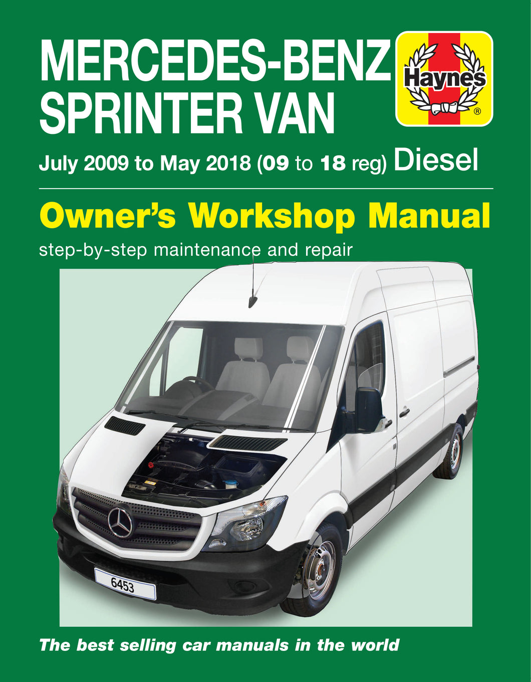 Mercedes-Benz Sprinter Diesel Vans July 09 to May 18 (09 to 18 reg) Haynes Repair Manual