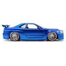 Load image into Gallery viewer, Fast &amp; Furious Brian&#39;s 2002 Nissan Skyline GT-R (R34) - Blue
