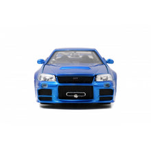 Load image into Gallery viewer, Fast &amp; Furious Brian&#39;s 2002 Nissan Skyline GT-R (R34) - Blue
