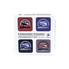 Load image into Gallery viewer, VW T1 4 Coaster Set
