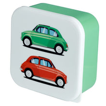 Load image into Gallery viewer, Set of Three Fiat 500 Lunchboxes

