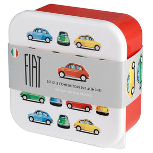 Set of Three Fiat 500 Lunchboxes