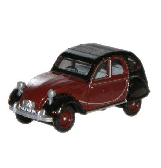 Citroën 2CV Charleston 1/43 Minichamps - Bordeaux Et Noir - Miniature Neuve
