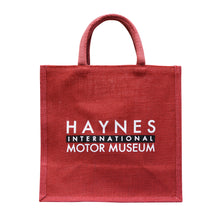 Load image into Gallery viewer, Haynes Motor Museum Jute Bag
