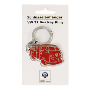 VW T1 Bus Enamel Keyring
